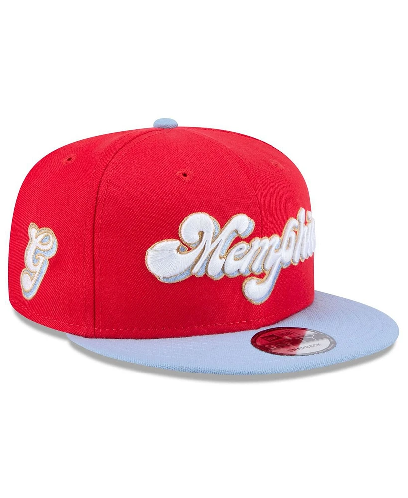 New Era Men's Red Memphis Grizzlies 2024/25 City Edition 9FIFTY Snapback Hat