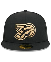 New Era Men's Black Toronto Raptors 2024/25 City Edition Alternate 59FIFTY Fitted Hat