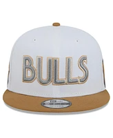 New Era Big Boys and Girls White Chicago Bulls 2024/25 City Edition 9FIFTY Snapback Hat