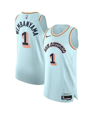 Nike Men's Victor Wembanyama Light Blue San Antonio Spurs 2024/25 Authentic Player Jersey - City Edition