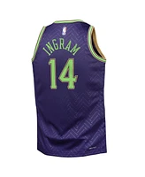 Nike Big Boys and Girls Brandon Ingram Purple New Orleans Pelicans 2024/25 Swingman Player Jersey - City Edition