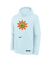 Nike Big Boys and Girls Light Blue San Antonio Spurs 2024/25 City Edition Club Fleece Pullover Hoodie