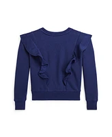 Polo Ralph Lauren Toddler & Little Girls Ruffled French Terry Sweatshirt