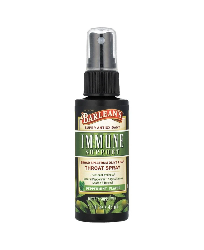 Barlean's Olive Leaf Complex Throat Spray Peppermint