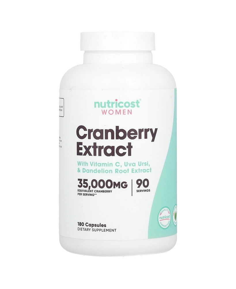 Nutricost Women Cranberry Extract 35 000 mg 180 Capsules (17