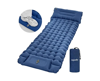 Ropoda Extra Thick Inflatable Sleeping Pad with Pillow