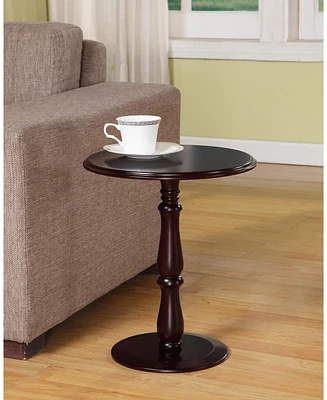 Kings Brand Furniture Dark Cherry Finish Wood Plant Stand Accent Side End Table