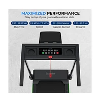 SereneLife 2.5 Hp Foldable Motorized Treadmill with Led Display