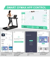 Gymax 2.25HP Electric Motorized Running Machine Treadmill w/ Led Display App Control