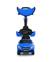 3 1 Ride on Push Car Mercedes Benz Toddler Stroller Sliding