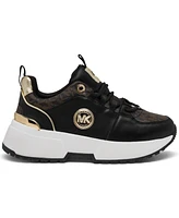 Michael Kors Little Girls Cosmo Logo Casual Sneakers from Finish Line