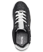 Michael Kors Little Girls Jordana Airin Glitter Logo Casual Sneakers from Finish Line