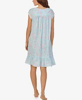 Eileen West Women's Cap Sleeve Short Gown