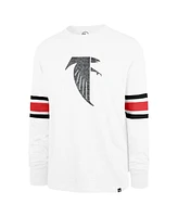 '47 Brand Men's White Atlanta Falcons Gridiron Throwback Premier Brex Long Sleeve T-Shirt