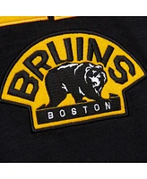 Mitchell & Ness Men's Black/Gold Boston Bruins Legendary Slub Raglan Long Sleeve T-Shirt