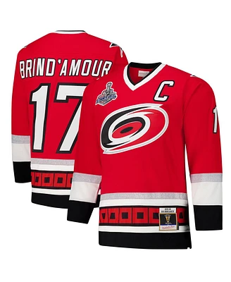 Mitchell & Ness Men's Rod Brind'Amour Red Carolina Hurricanes 2005-06 Power Play Jersey