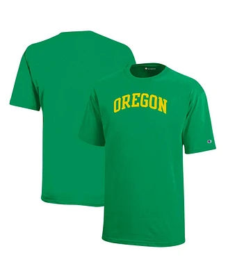 Champion Big Boys and Girls Green Oregon Ducks Team Arch T-Shirt
