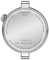 Tissot Women's Swiss Desir Black Leather Strap Watch 28mm
