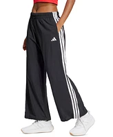 adidas Women's Essentials 3-Stripes Woven Parachute Pants