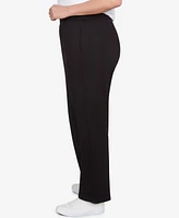 Alfred Dunner Plus French Quarter Soft Brushed Knit Average Length Pants