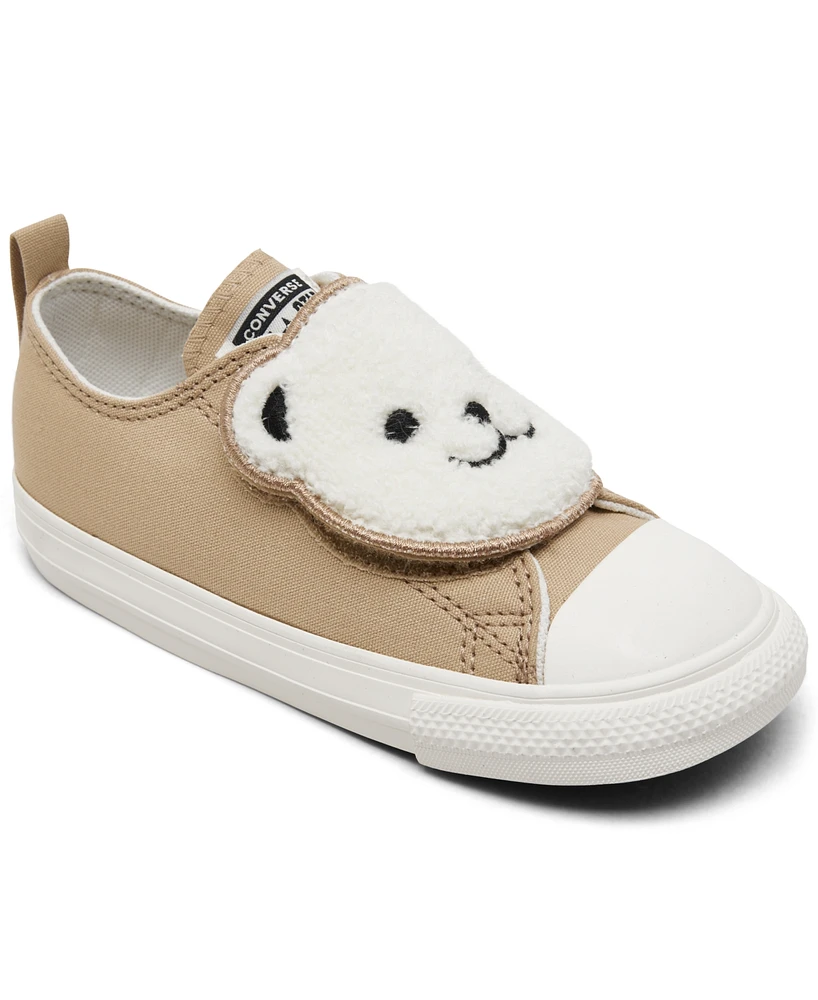 Converse Toddler Kids' Chuck Taylor All Star One Strap Sherpa Bear Easy-On Casual Sneakers from Finish Line