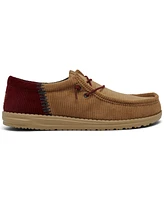 Hey Dude Men's Wally Corduroy Casual Moccasin Sneakers from Finish Line