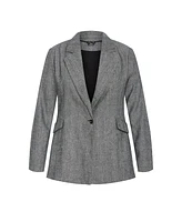 City Chic Plus Kings Road Blazer