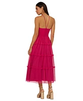 Adrianna by Papell Women's Ruffled Tiered Midi Dress