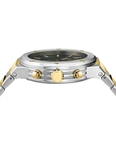 Ferragamo Men's Swiss Chronograph F-80 Two-Tone Stainless Steel Bracelet Watch 42mm