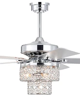 Home Accessories 52" Caderina 4-Light Indoor Ceiling Fan with Light Kit and Remote