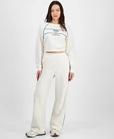 Hippie Rose Juniors' Piped Sweatpants