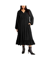 City Chic Plus Alena Maxi Dress