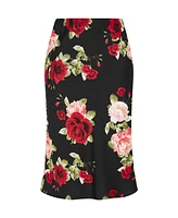 Plus Cherie Print Skirt