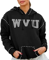 Gameday Couture Women's Black West Virginia Mountaineers Studded Pullover Hoodie