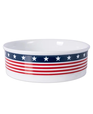 Bone Dry Stars and Stripes Pet Bowl