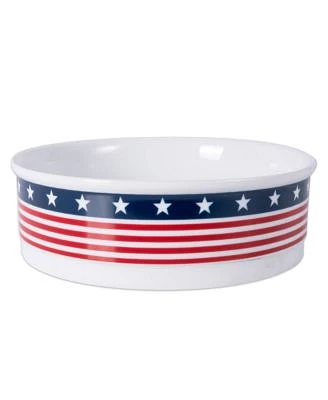 Bone Dry Stars Stripes Pet Bowl