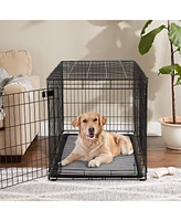 Bone Dry Gray Stripe Cage Mat
