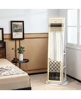 Gouun Standing Jewelry Cabinet with Adjustable Led Lights