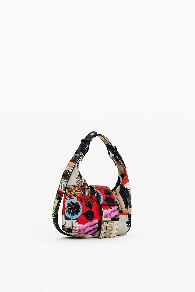 Desigual Women's Small Lacroix collage bag