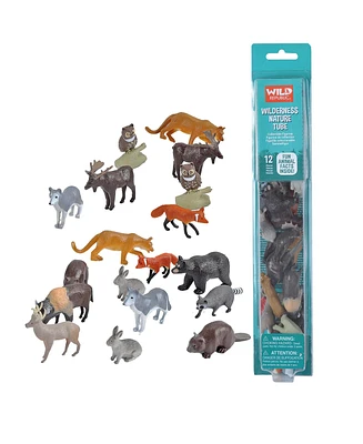 Wild Republic Nature Tube Wilderness Figurines, 12 Pieces