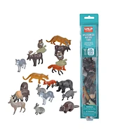 Wild Republic Nature Tube Wilderness Figurines, 12 Pieces