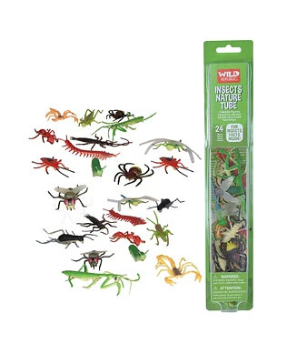 Wild Republic Nature Tube Insects Figurines, 24 Pieces