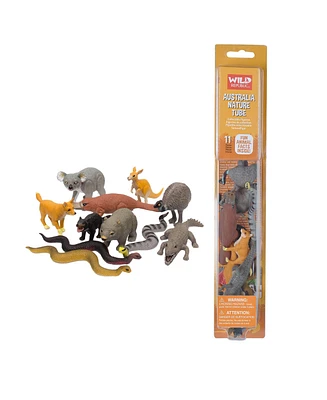 Wild Republic Nature Tube Australia Figurines, 11 Pieces