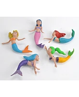 Wild Republic Polybag Mermaid Figurines, 5 Pieces