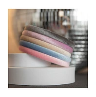 Headbands of Hope Classic Thin Padded Headband Set - Pink + Blue