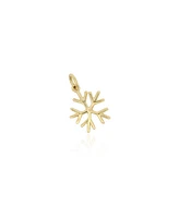 The Lovery Mini Gold Snowflake Charm 14K Gold