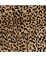 Cupshe Women's Leopard Split Hem Midi Skirt