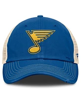 Fanatics Men's Blue/Cream St. Louis Blues 2025 Nhl Winter Classic Trucker Adjustable Hat