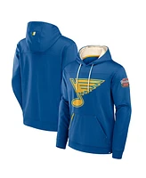 Fanatics Men's Blue St. Louis Blues 2025 Nhl Winter Classic Defender Poly Fleece Pullover Hoodie