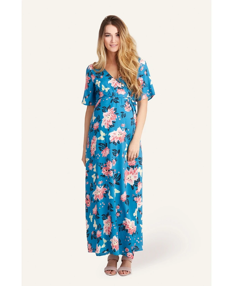 Nom Maternity Landon + Nursing Maxi Dress